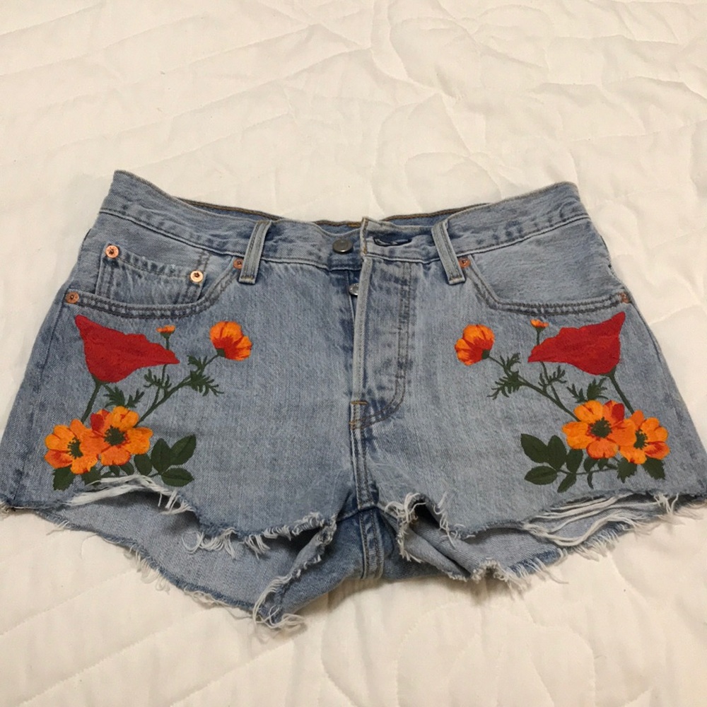 High waisted Levi’s 501s
